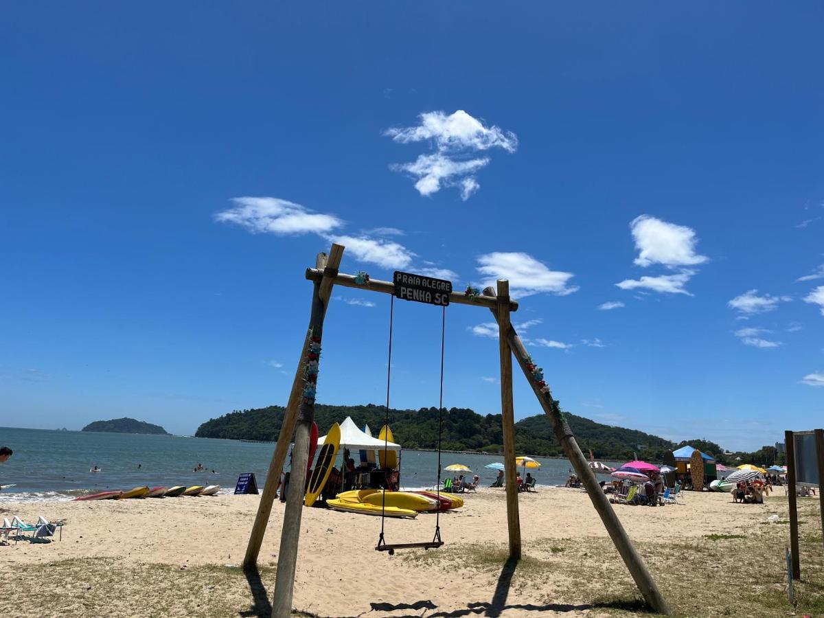 Apartamento Novo Frente Mar Com Piscina Em Home Club Penha  Exterior foto